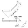 Angled Grab Bar 6029