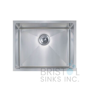 BRISTOL B1206 UNDERMOUNT STAINLESS STEEL SINGLE BOWL LAUNDRY SINK @ spendapenny.ca