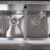 BRISTOL B1210 DROP-IN STAINLESS STEEL 1-HOLE DOUBLE BOWL KITCHEN SINK install @ spendapenny.ca