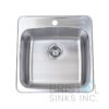 BRISTOL B201 DROP-IN STAINLESS STEEL 1-HOLE SINGLE BOWL KITCHEN SINK BRISTOL B201 DROP-IN STAINLESS STEEL 1-HOLE SINGLE BOWL KITCHEN SINK
