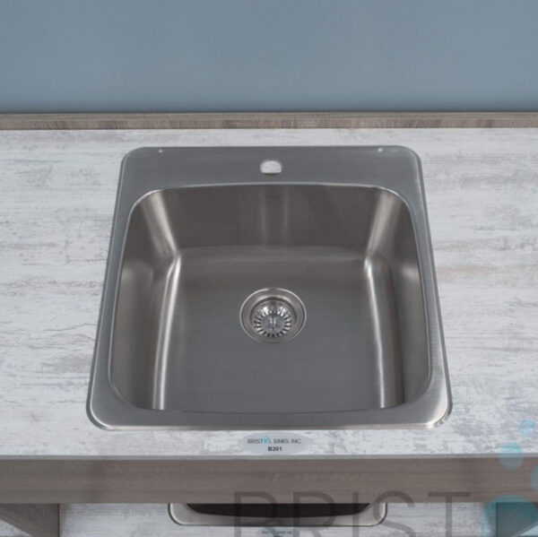 BRISTOL B201 DROP-IN STAINLESS STEEL 1-HOLE SINGLE BOWL KITCHEN SINK install BRISTOL B201 DROP-IN STAINLESS STEEL 1-HOLE SINGLE BOWL KITCHEN SINK install