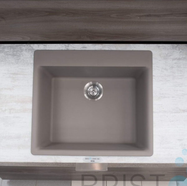 BRISTOL VIRTUO GRANITE SINGLE TOPMOUNT BOWL KITCHEN SINK