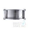 BRISTOL ZERO RADIUS STAINLESS STEEL OVER THE SINK STRAINER - B1800