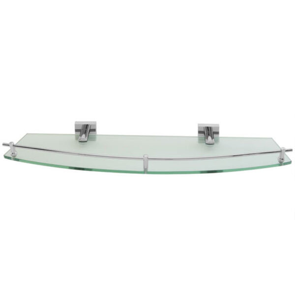 Hero Single Glass Shelf Chrome H2687
