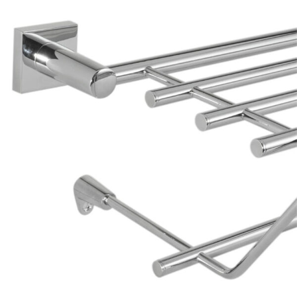 Towel Shelf with Single Bar Close Up