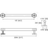 Safety-Knurled-Grab-Bar---Medium-7118ADA-dimensions Safety Knurled Grab Bar - Medium 7118ADA dimensions
