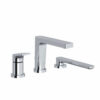 Ode 3-Piece Deck-Mount Tub Filler With Hand Shower PEX chrome