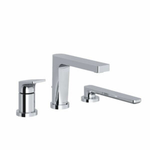 Ode 3-Piece Deck-Mount Tub Filler With Hand Shower PEX chrome