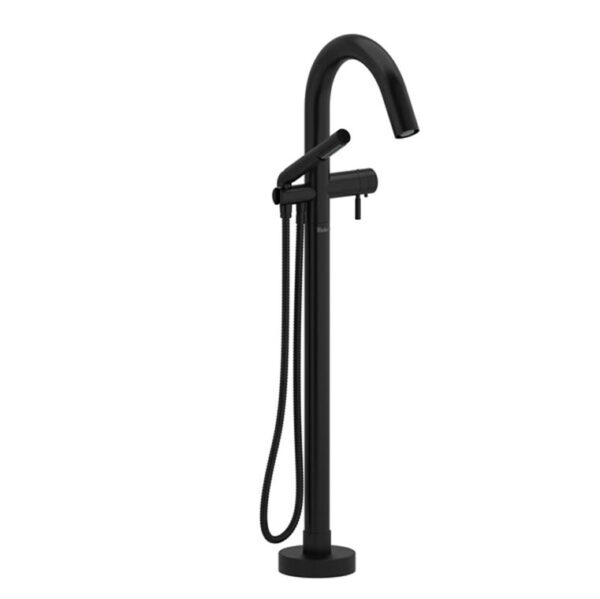 Riu-2-Way-Type-T-(Thermostatic)-Coaxial-Floor-Mount-Tub-Filler-With-Hand-Shower-black Riu 2-Way Type T (Thermostatic) Coaxial Floor-Mount Tub Filler With Hand Shower black