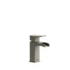 Zendo Single Handle Lavatory Faucet With Trough brushed nickel