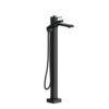 Zendo Single Hole Faucet For Floor-Mount Tub ZO black