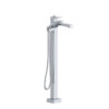 Zendo Single Hole Faucet For Floor-Mount Tub ZO chrome